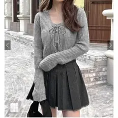 ♡*♡様 【GRL】レースアップトップスメキャミニットアンサンブル