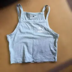 PUMA ハーフトップ　水色