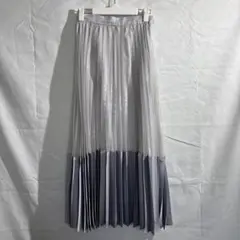 rienda リエンダ プリーツロングスカート ブルー系 M