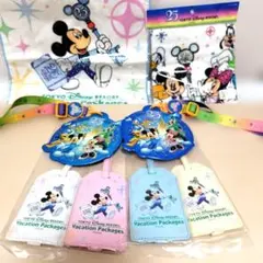 東京ディズニーリゾート25周年 バケーションパッケージタグ ＆チケットホルダー他
