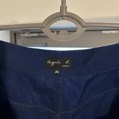 agnès b. ブルー　タイトスカート サイズ36