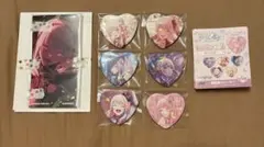 暁山瑞希ハート缶バッジ全種類セット - メルカリ