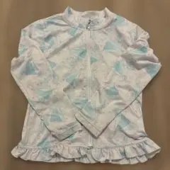 ラッシュガード　水着　120 上着　ディズニー　アナと雪の女王　エルサ　キッズ