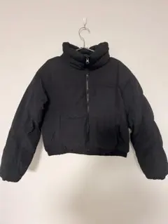 美品 GU ダウンジャケット ブラック ショート丈