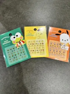 サンリオ　ネイルシール　けろけろけろっぴ　ポムポムプリン　ポチャッコ