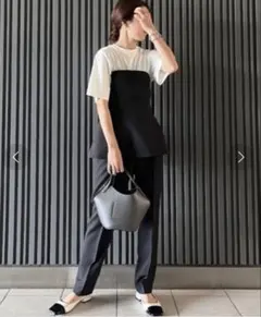 Mila Owen ペプラムベアトップパンツSET UP ミラオーウェン