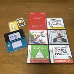 3DS アクアブルー ソフト付き