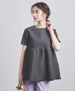 UNITED ARROWS ペプラム チュニック 半袖