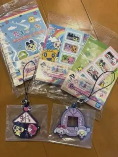 たまごっち 一番くじ 5点セット F賞 ラバーチャームG賞ステーショナリー