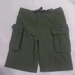 THE SHOP TK カーゴポケット ハーフパンツ 130 カーキ 軽量 夏服