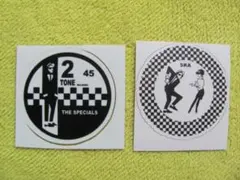 お得 2枚組 2トーン スカ ステッカー