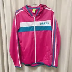 【adidas】フード付　パーカー ジャージ