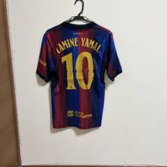 FCバルセロナ ユニフォーム ラミネ・ヤマル 10番　CLパッチ Mサイズ