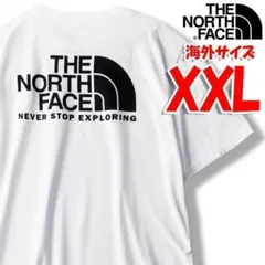 ノースフェイス Tシャツ メンズ 白 半袖 海外XXL 日本4L相当 tb