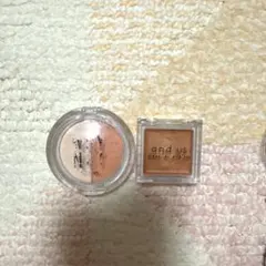 コスメ2点 まとめ売り使用済み アイシャドウ チーク ハイライト