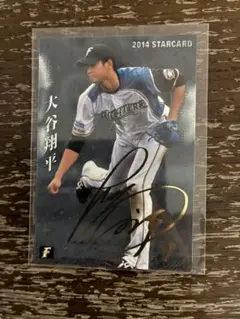 大谷翔平 2016 カルビー プロ野球チップス金箔サイン入りスターカードS