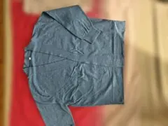 無印良品 綿100% UVカット ショートカーディガン 水色（クリーニング済）