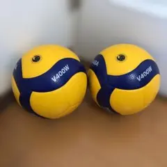 中古 ミカサ バレーボール MIKASA 4号球 検定球 V400W 2球セット V400W バレーボール 検定球4号 | MIKASA オンラインショップ