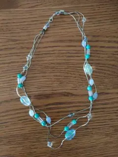 多層ビーズネックレス♪