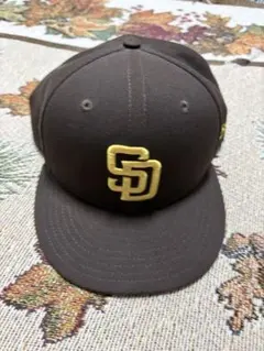 NEW ERA インディアンス ブラウン 59FIFTY ベースボールキャップ
