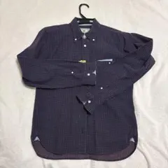 BEAMS HEART ネイビー 長袖シャツ