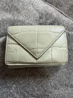 BALENCIAGA 三つ折り財布 クロコ型押しのサムネイル