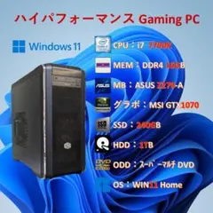 2026年最新】i7 7700 gtx1070の人気アイテム - メルカリ