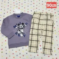 81＊新品☆90㎝ 裏起毛トレーナー&パンツ 2点セット