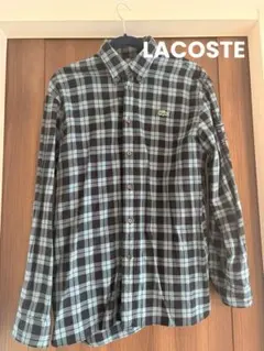 LACOSTE 長袖シャツ チェック US M