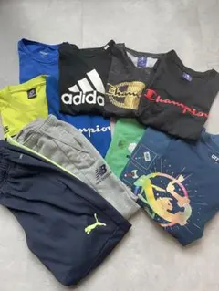 まとめ売り160男子スポーツブランドTシャツジャージ下他11点