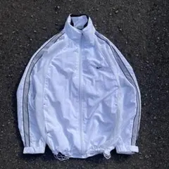 00s NIKE ナイキ ナイロンジャケット 白 archive 短丈 y2k