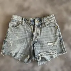 H&M ライトブルー デニムショートパンツ サイズ40