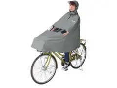 自転車用レインポンチョ noble ベージュ フリーサイズのサムネイル