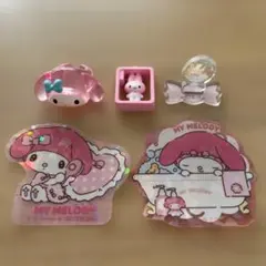 おまけ付き【サンリオ】マイメロ ガチャ リング＋バスボール プラスチックモデル