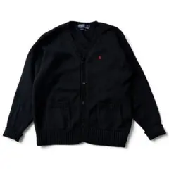 90s Polo by RalphLauren ウール カーディガン ブラックのサムネイル