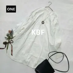 1935ꕤKBF 長袖シャツチュニック【ONE】薄イエロー さわやか 大人コーデのサムネイル