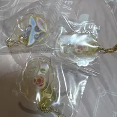 一番くじ　ディズニープリンセス　H賞　チャームコレクション　3点