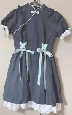 ワンピース チャイナ 服 黒