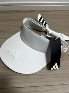 新品 アディダス adidas ゴルフ サンバイザー リボンバイザー - メルカリ
