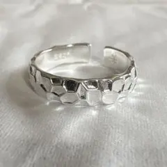シルバー925 ハニカムデザインリング