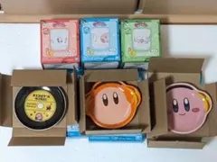 星のカービィ 一番くじ プププリミックス D賞 小皿 E賞 グラス 6点