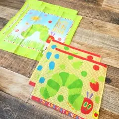 はらぺこあおむし ミニタオル ハンカチ タオルハンカチ 手拭き ウォッシュタオル