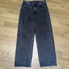 GU バギージーンズ丈標準72.0cm ダークグレー 30inch