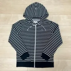 TOMMY ジップアップパーカー ボーダー柄 M