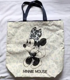 【美品】ミニーマウス ヒョウ柄 トートバッグ