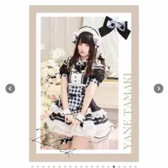 Malymoon ラブポップギンガムキティメイド コスプレ12点セットのサムネイル