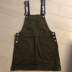 デニム サロペット ジャンパースカート