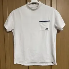 New Balance Golf モックネック 半袖シャツ サイズ6 XL 白のサムネイル