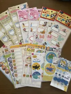 入園入学　お名前シールセット　14点