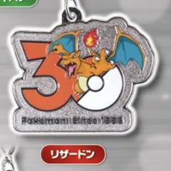 ポケモン 30周年 メタルチャームマスコット リザードン
